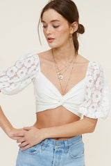 Tallie top, white