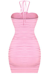 Melina halter dress (Pink)