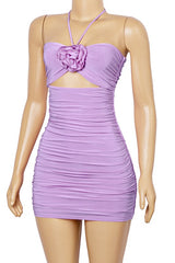 Melina halter dress (Lavender)