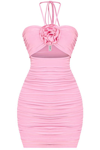 Melina halter dress (Pink)