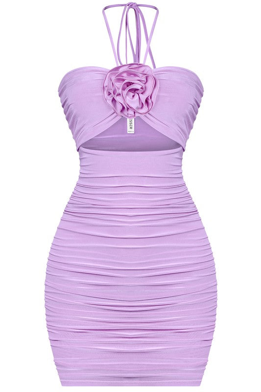 Melina halter dress (Lavender)