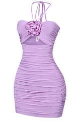 Melina halter dress (Lavender)