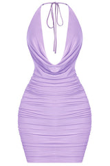 Stacy halter dress (Lavender)