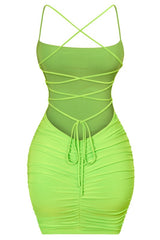 Robe licou Maylia (Lime)