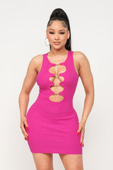 Safira Dress (Hot Pink)