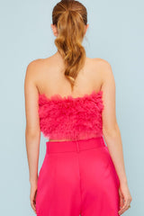 Micheline tube top (Fuchsia)