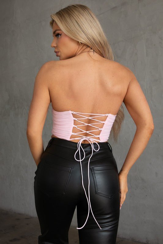 Alba Tube top ( Blush) - Fashionistar boutique