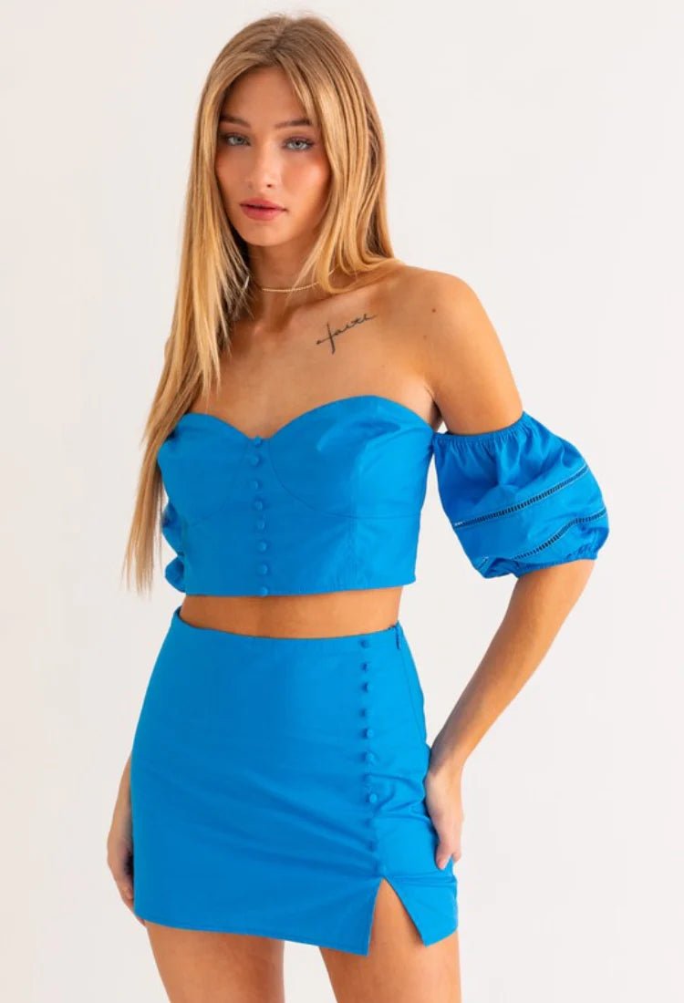 Aya Off Shoulder Top Set - Fashionistar boutique