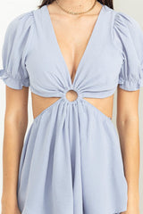 Bianca romper (Blue) - Fashionistar boutique