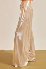 Gia metallic Pant, Gold