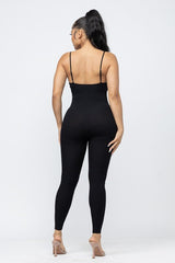 Joy Ribbed Jumpsuit (Black) - Fashionistar boutique