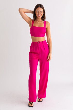Justine set (Fuchsia) - Fashionistar boutique