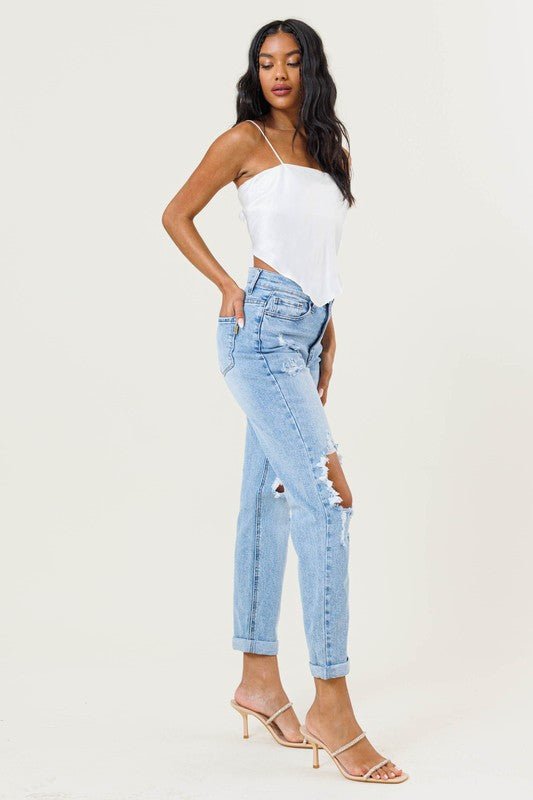 Lana straight jeans - Fashionistar boutique