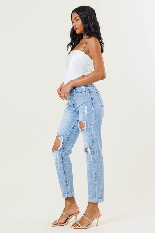Lana straight jeans - Fashionistar boutique
