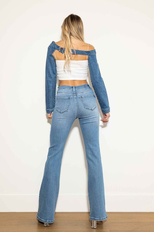 Lana wild leg jeans - Fashionistar boutique