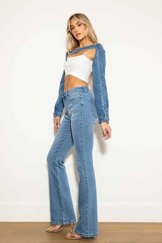 Lana wild leg jeans - Fashionistar boutique