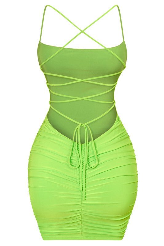 Maylia dress (Lime) - Fashionistar boutique