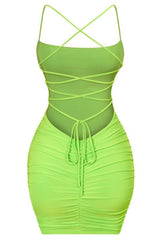 Maylia dress (Lime) - Fashionistar boutique