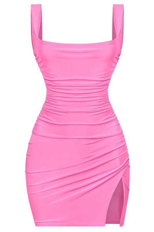Melissa dress (Hot Pink) - Fashionistar boutique