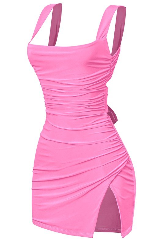 Melissa dress (Hot Pink) - Fashionistar boutique