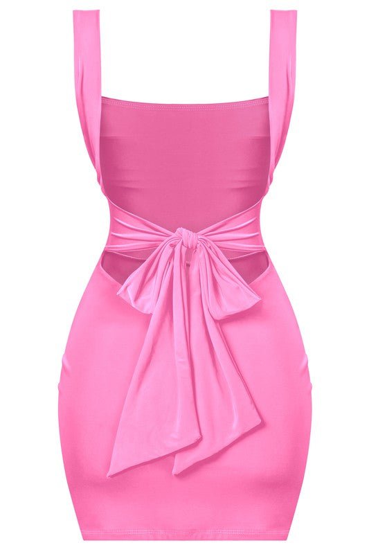 Melissa dress (Hot Pink) - Fashionistar boutique