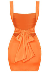 Melissa dress - Orange - Fashionistar boutique