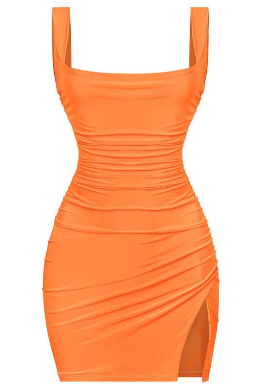 Melissa dress - Orange - Fashionistar boutique