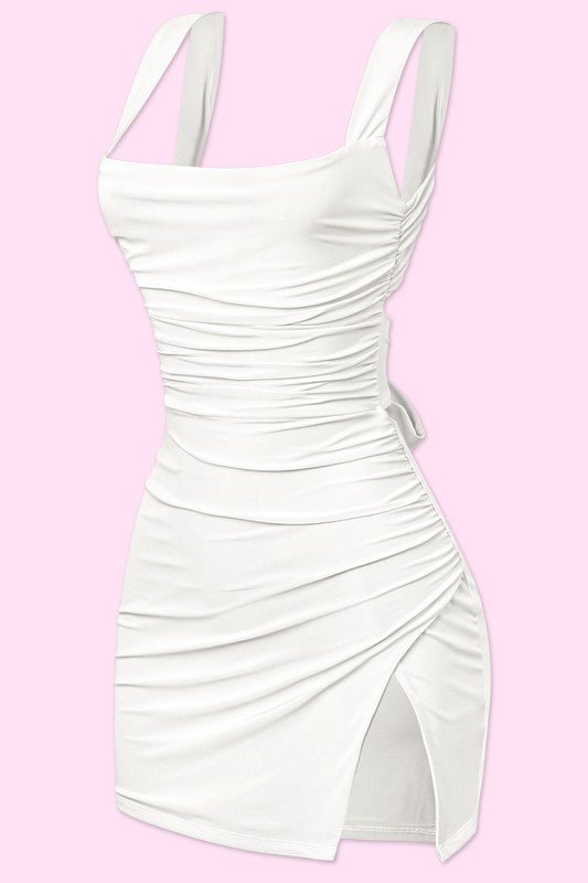 Melissa dress (White) - Fashionistar boutique