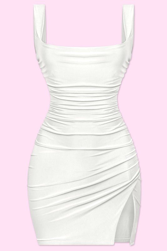 Melissa dress (White) - Fashionistar boutique