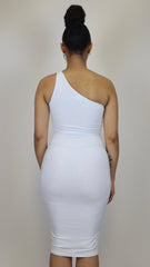 Mia Dress (White) - Fashionistar boutique