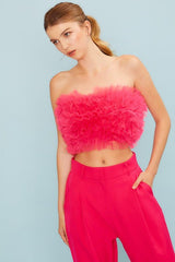 Micheline tube top (Fuchsia) - Fashionistar boutique