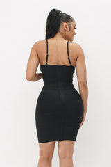Nicki Bandage Dress (Black) - Fashionistar boutique