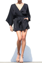 Olivia Romper (Black) - Fashionistar boutique