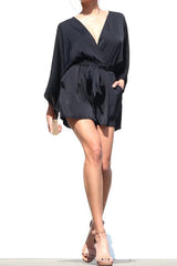 Olivia Romper (Black) - Fashionistar boutique
