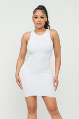 Sabina Knit dress (White) - Fashionistar boutique