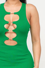Safira Dress (Green) - Fashionistar boutique