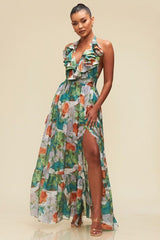 Sofia Spring floral dress - Fashionistar boutique