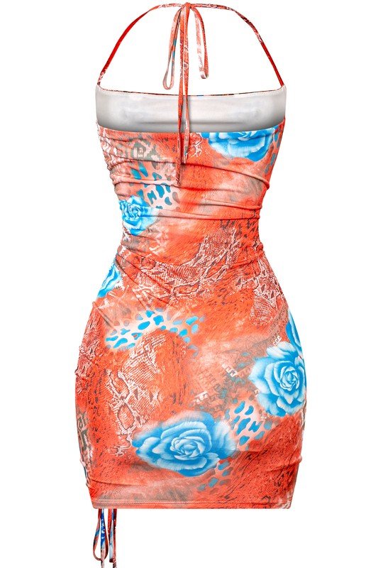 Sonia dress (Orange) - Fashionistar boutique
