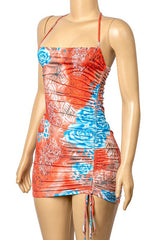Sonia dress (Orange) - Fashionistar boutique