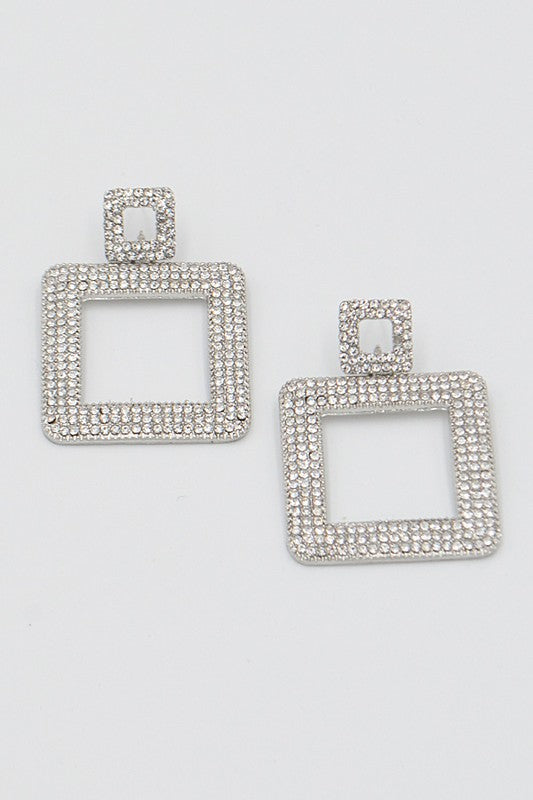 Jill earrings, Silver