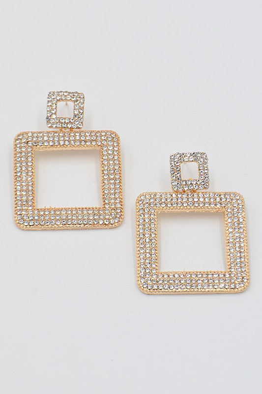 Jill earrings, Gold