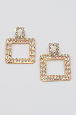 Jill earrings, Gold