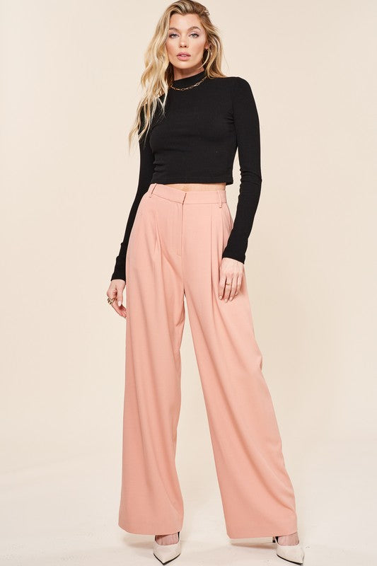 Pantalon Sofia, Corail