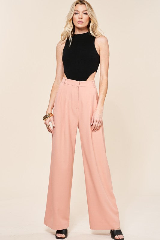 Pantalon Sofia, Corail