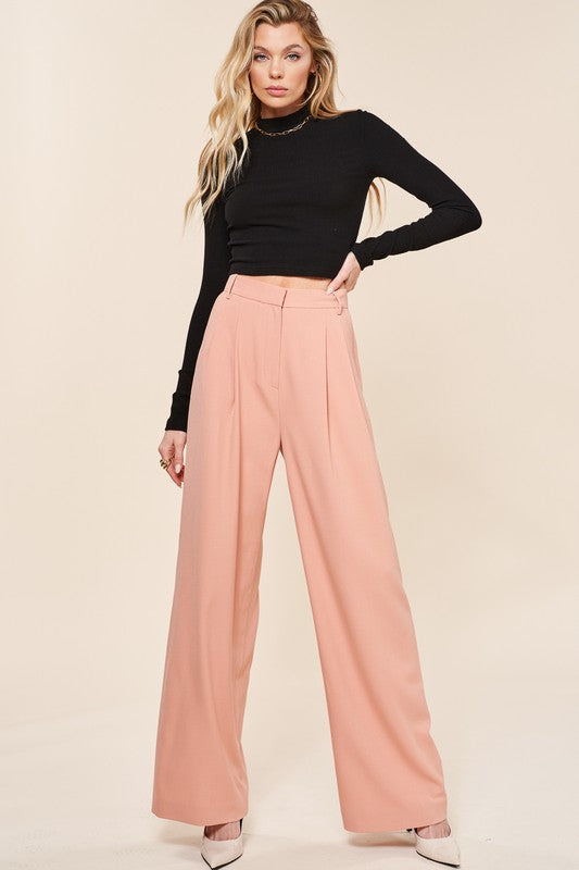 Pantalon Sofia, Corail