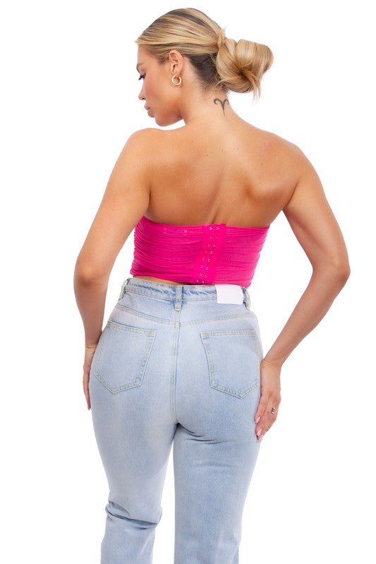 Bianca Tube top, fuchsia