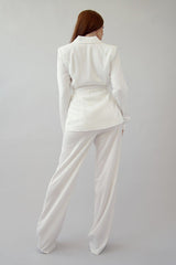 Ensemble Gabriella Blazer, Blanc