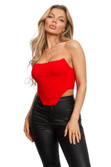 Kenza Tube top, red