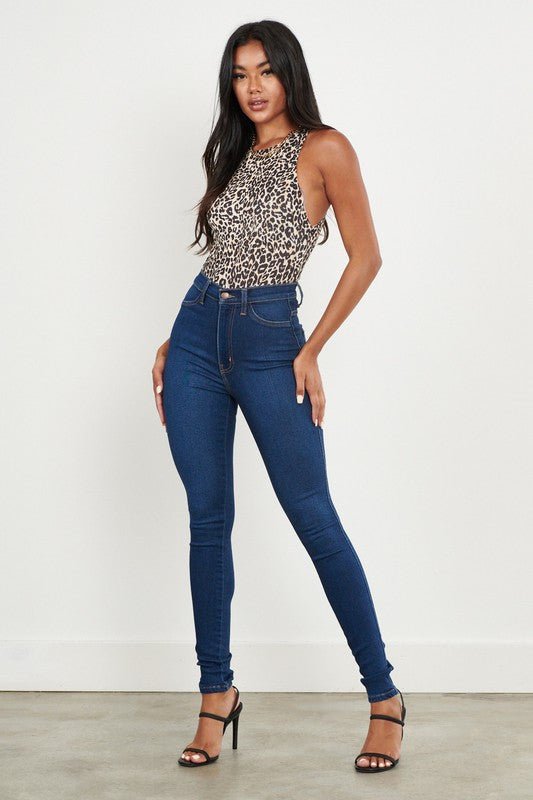 Ariana jeans, dark blue - Fashionistar boutique