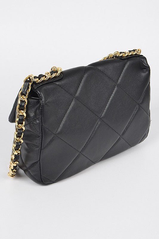 Crystal handbag, black - Fashionistar boutique
